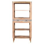 Wilton Acacia Wood 2 Drawers Open Bookcase - Image 2