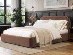 Alba Velvet Ottoman Bed