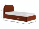 Alba Single Ottoman Bed Boucle - Image 2