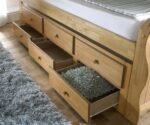 Artisan Captain Wooden Guest Bed Frame with Drawers - Image 4