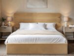 Atlas Ottoman Bed Sand Velvet - Image 4