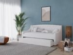 Aurora Boucle Daybed with Trundle