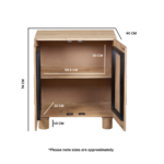 Austin Solid Wooden Small Sideboard - Image 5