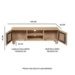 Austin Solid Wood Tv Cabinet - Image 5