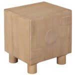 Austin Solid Wood Bedside Table - Image 2