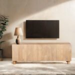 Austin Solid Wood Large Low Board Tv Cabinet - Image 6