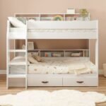 Aviary Bunk Bed with Storage Drawers & Shelves White - Image 3