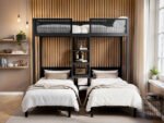 Axton Metal Triple Bunk Bed Black - Image 2
