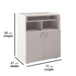 Baby Changing Board Cupboard with Storage - Image 4