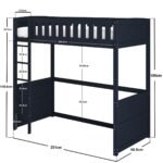Bea Wooden High Sleeper - Image 2