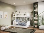 Bea Shorty Wooden Bunk Bed with Trundle - Image 3