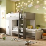 Benito Bunk Bed White and Grey