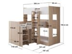Bode Triple Sleeper White & Oak - Image 2