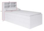 Bookcase headboard attachment - Image 3