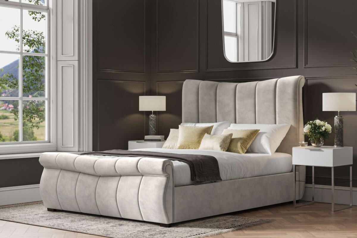 Emporia Beds Bosworth Fabric Ottoman Kingsize Bed Frame