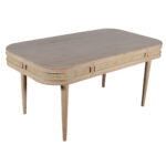 Valencia Cane & Mango Wood Dining Table - Image 2