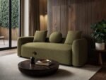 Cami Large Sofa Green Chenille - Image 4
