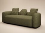 Cami Large Sofa Green Chenille - Image 6