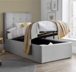 Candy Fabric Ottoman Bed