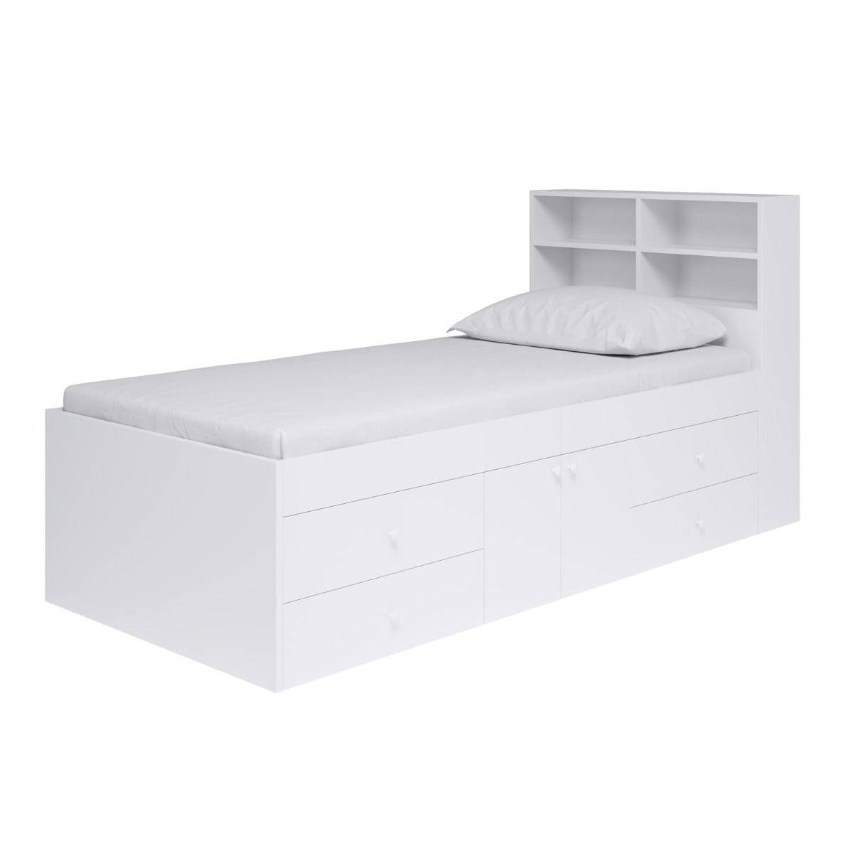 captain_s_single_3ft_cabin_bed_with_bookcase_headboard.jpg Captain’s Single 3ft Cabin Bed with bookcase headboard