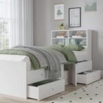 Captain's Single 3ft Cabin Bed with bookcase headboard