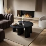 Clio Coffee Table Set Black - Image 2