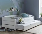 Copella White Guest Bed With Trundle