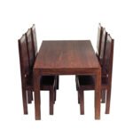 Toko Dark Mango Large Dining Table 6ft (180cm) - Image 3