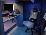 Dante Twin Gaming High Sleeper with Desk & Wardrobe - Image 5