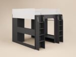 Dante Twin Gaming High Sleeper with Desk & Wardrobe - Image 7