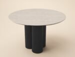 Deko Sintered Stone Round Dining Table Black - Image 2
