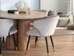Deko Sintered Stone Round Dining Table Oak - Image 2