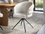 Eira Cream Swivel Dining Chair Set of 2 - Image 3