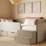 Elisa Velvet Storage Low Sleeper Bed with Cord