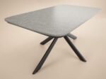 Eliza Outdoor Dining Table with 4 Chairs Set Grey & Dark Brown - Image 8