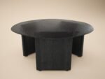 Emil Glass Round Coffee Table Black - Image 3