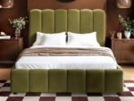 Emilie Ribbed Single Ottoman Bed Velvet - Image 10