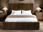 Emilie Ribbed Single Ottoman Bed Velvet - Image 11