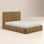 Emilie Ribbed Single Ottoman Bed Velvet - Image 15