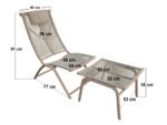 Esen Garden Lounge Chair with Footstool - Image 2