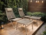 Esen Garden Lounge Chair with Footstool - Image 3