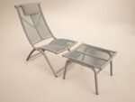 Esen Garden Lounge Chair with Footstool - Image 4