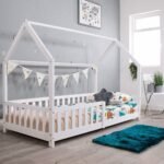 Explorer Play House Floor Bed with Rails Wooden