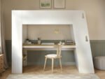 Fern Staircase High Sleeper White & Oak - Image 3