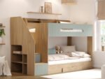 Finn Staircase Bunk Bed with Storage &