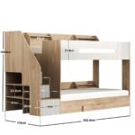Finn Staircase Bunk Bed with Storage & - Image 2
