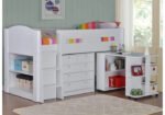 Flintshire Furniture Frankie White Mid Sleeper Bed