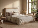 Gabriela Upholstered Wooden Bed