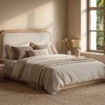 Gabriela Upholstered Wooden Bed