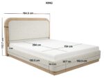 Gabriela Upholstered Wooden Bed - Image 2